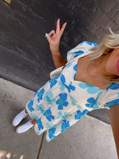 Full Bloom Mini Dress